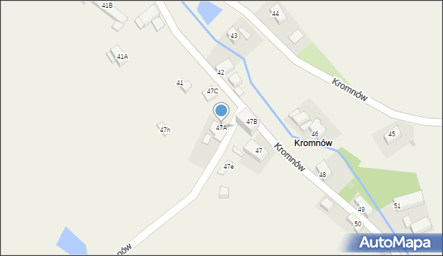 Kromnów, Kromnów, 47A, mapa Kromnów