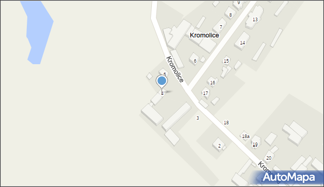 Kromolice, Kromolice, 4, mapa Kromolice