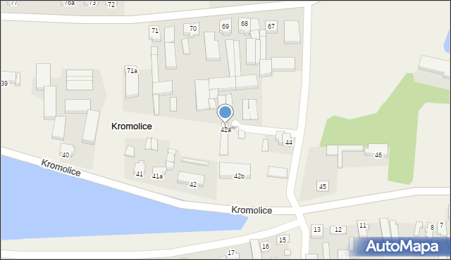 Kromolice, Kromolice, 42a, mapa Kromolice