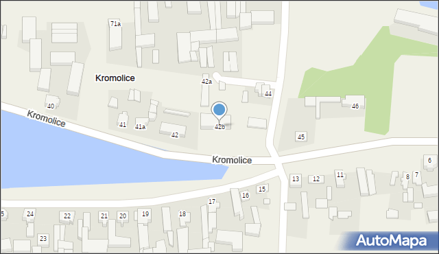 Kromolice, Kromolice, 42b, mapa Kromolice