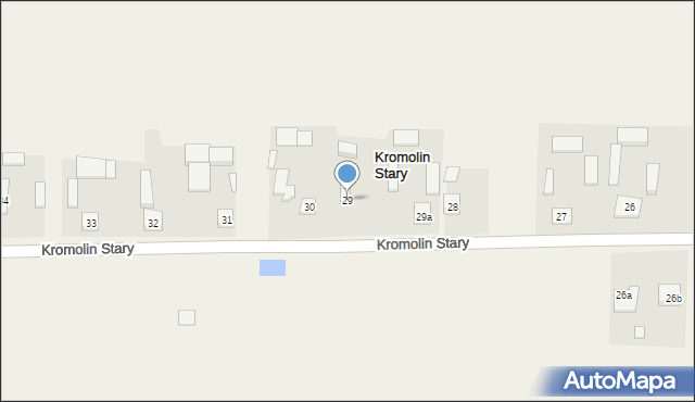 Kromolin Stary, Kromolin Stary, 29, mapa Kromolin Stary