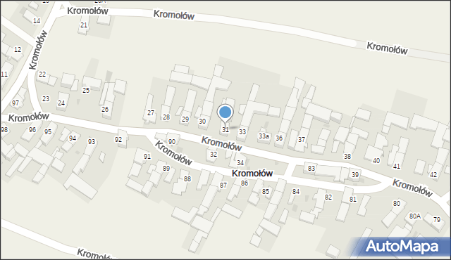 Kromołów, Kromołów, 31, mapa Kromołów