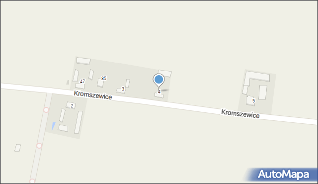 Kromszewice, Kromszewice, 4, mapa Kromszewice