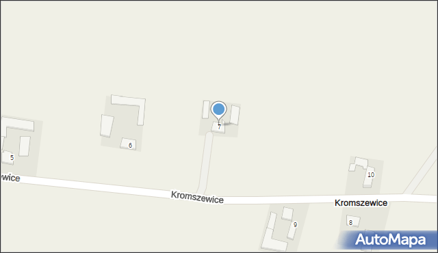 Kromszewice, Kromszewice, 7, mapa Kromszewice