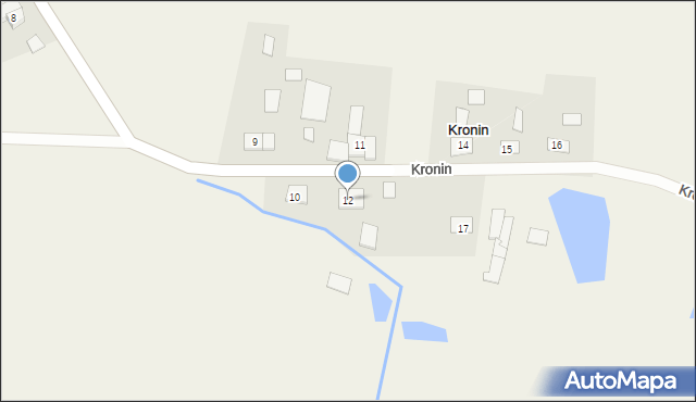 Kronin, Kronin, 12, mapa Kronin