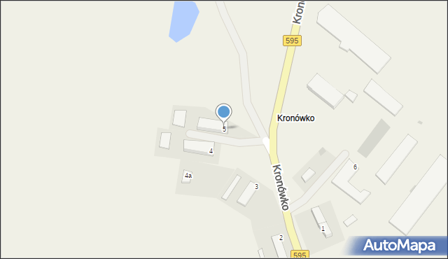 Kronówko, Kronówko, 5, mapa Kronówko