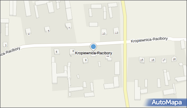 Kropiewnica-Racibory, Kropiewnica-Racibory, 11, mapa Kropiewnica-Racibory