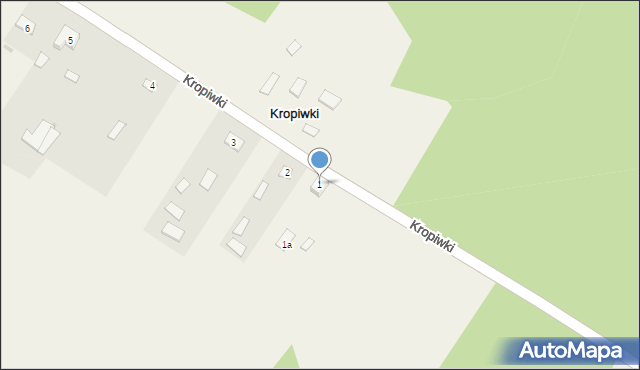 Kropiwki, Kropiwki, 1, mapa Kropiwki