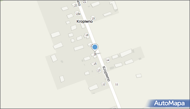 Kropiwno, Kropiwno, 16, mapa Kropiwno