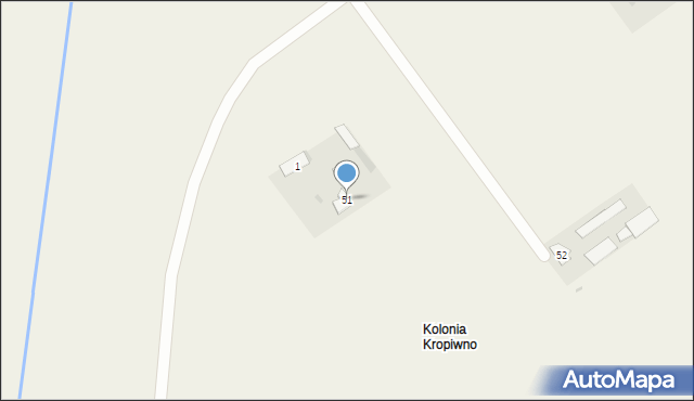 Kropiwno, Kropiwno, 51, mapa Kropiwno