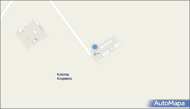 Kropiwno, Kropiwno, 52, mapa Kropiwno