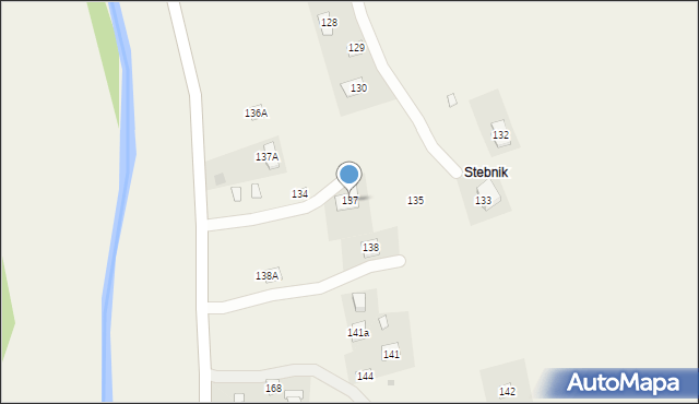 Krościenko, Krościenko, 137, mapa Krościenko