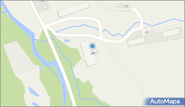 Krościenko, Krościenko, 164, mapa Krościenko