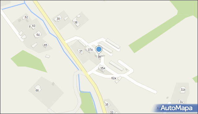 Krościenko, Krościenko, 36, mapa Krościenko