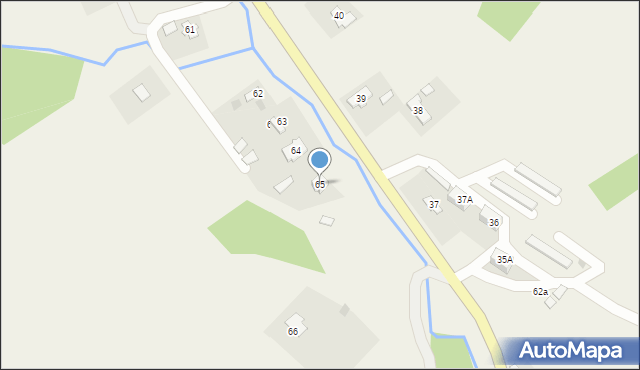 Krościenko, Krościenko, 65, mapa Krościenko