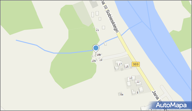 Krościenko nad Dunajcem, Króla Jana III Sobieskiego, 19d, mapa Krościenko nad Dunajcem