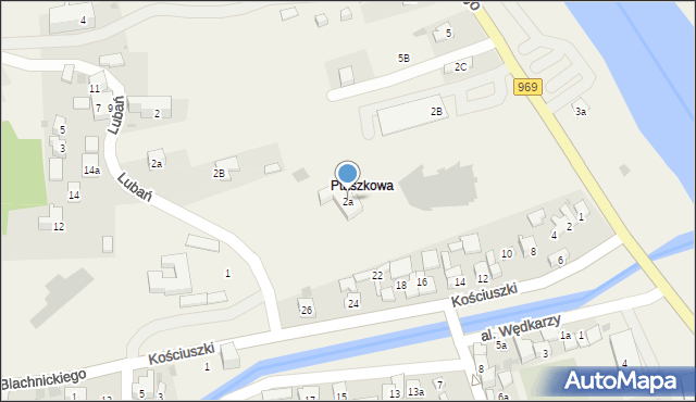 Krościenko nad Dunajcem, Króla Jana III Sobieskiego, 2a, mapa Krościenko nad Dunajcem
