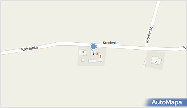 Krosienko, Krosienko, 4, mapa Krosienko