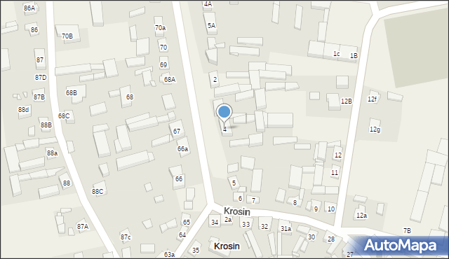 Krosin, Krosin, 4, mapa Krosin