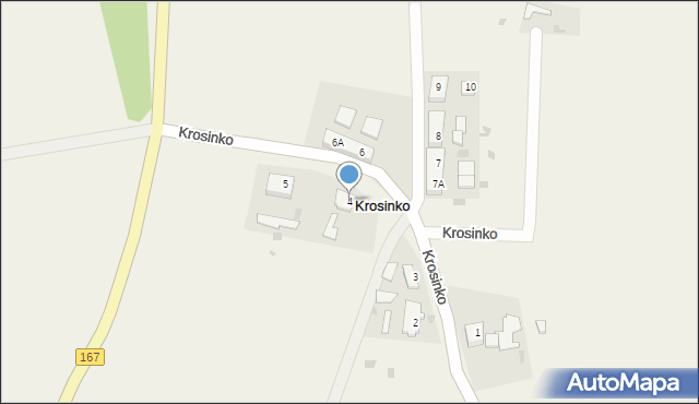 Krosinko, Krosinko, 4, mapa Krosinko