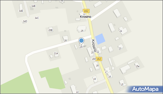 Krosino, Krosino, 21, mapa Krosino