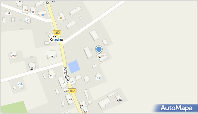 Krosino, Krosino, 24, mapa Krosino