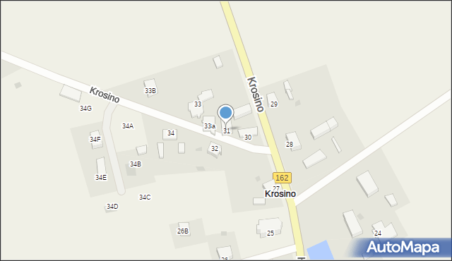 Krosino, Krosino, 31, mapa Krosino