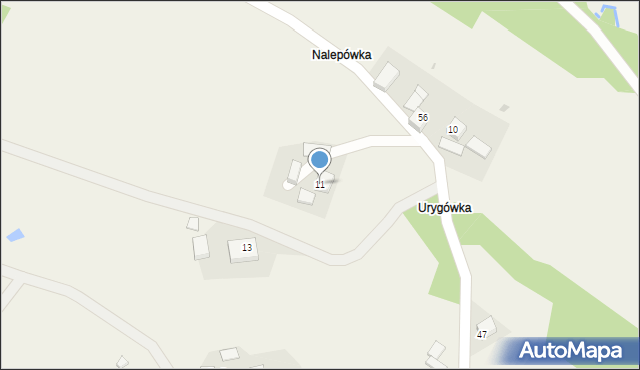 Krosna, Krosna, 11, mapa Krosna