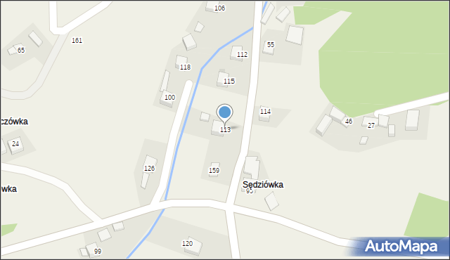 Krosna, Krosna, 113, mapa Krosna