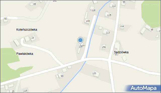 Krosna, Krosna, 126, mapa Krosna