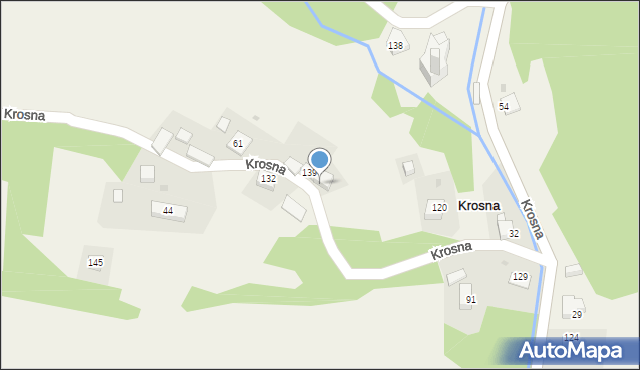 Krosna, Krosna, 20, mapa Krosna