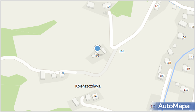 Krosna, Krosna, 65, mapa Krosna