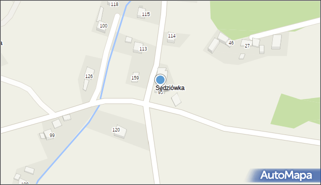 Krosna, Krosna, 95, mapa Krosna