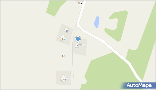 Krosno, Krosno, 17, mapa Krosna