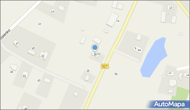 Krosno, Krosno, 25, mapa Krosna