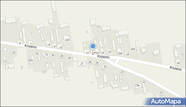 Krosno, Krosno, 12, mapa Krosna