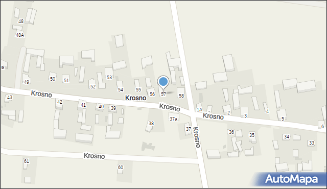 Krosno, Krosno, 57, mapa Krosna