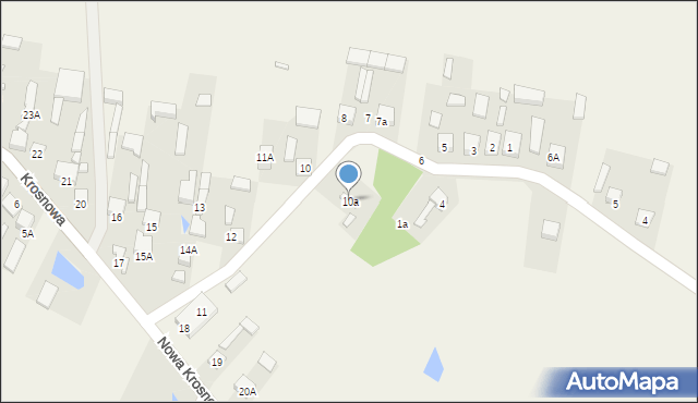 Krosnowa, Krosnowa, 10a, mapa Krosnowa