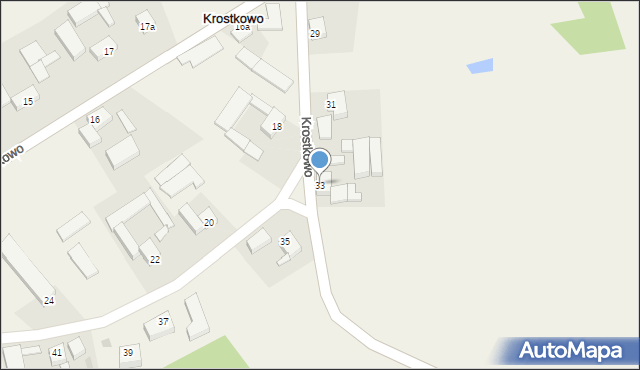 Krostkowo, Krostkowo, 33, mapa Krostkowo