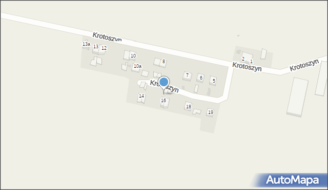 Krotoszyn, Krotoszyn, 16, mapa Krotoszyna