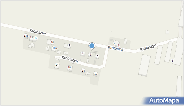 Krotoszyn, Krotoszyn, 6, mapa Krotoszyna