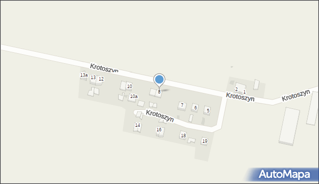 Krotoszyn, Krotoszyn, 8, mapa Krotoszyna