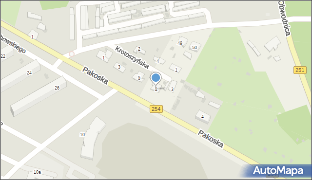 Krotoszyn, Krotoszyn, 2, mapa Krotoszyna