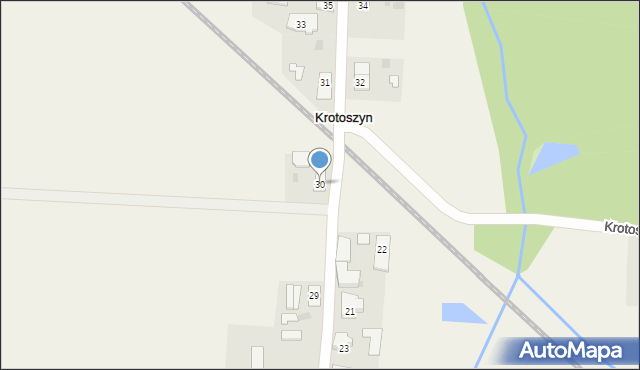 Krotoszyn, Krotoszyn, 30, mapa Krotoszyna