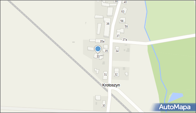 Krotoszyn, Krotoszyn, 33, mapa Krotoszyna