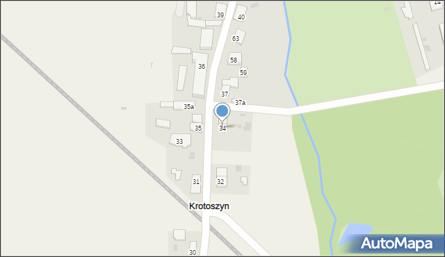 Krotoszyn, Krotoszyn, 34, mapa Krotoszyna