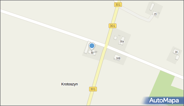 Krotoszyn, Krotoszyn, 39, mapa Krotoszyna