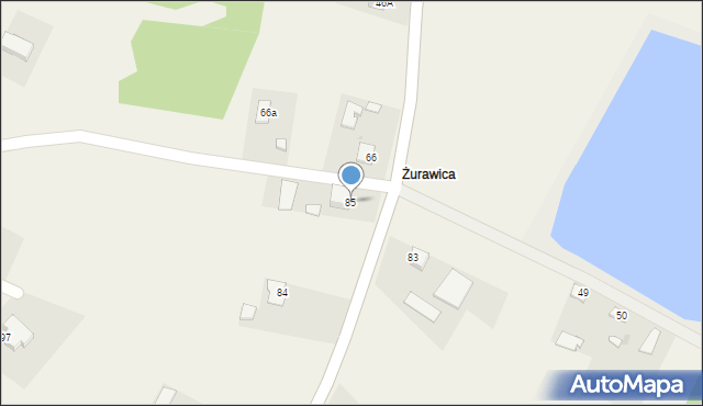 Krowia Góra, Krowia Góra, 85, mapa Krowia Góra