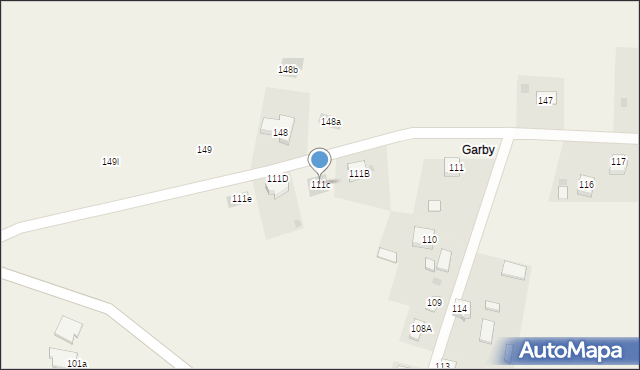 Krówniki, Krówniki, 111c, mapa Krówniki