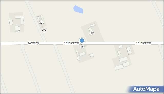 Krubiczew, Krubiczew, 6, mapa Krubiczew